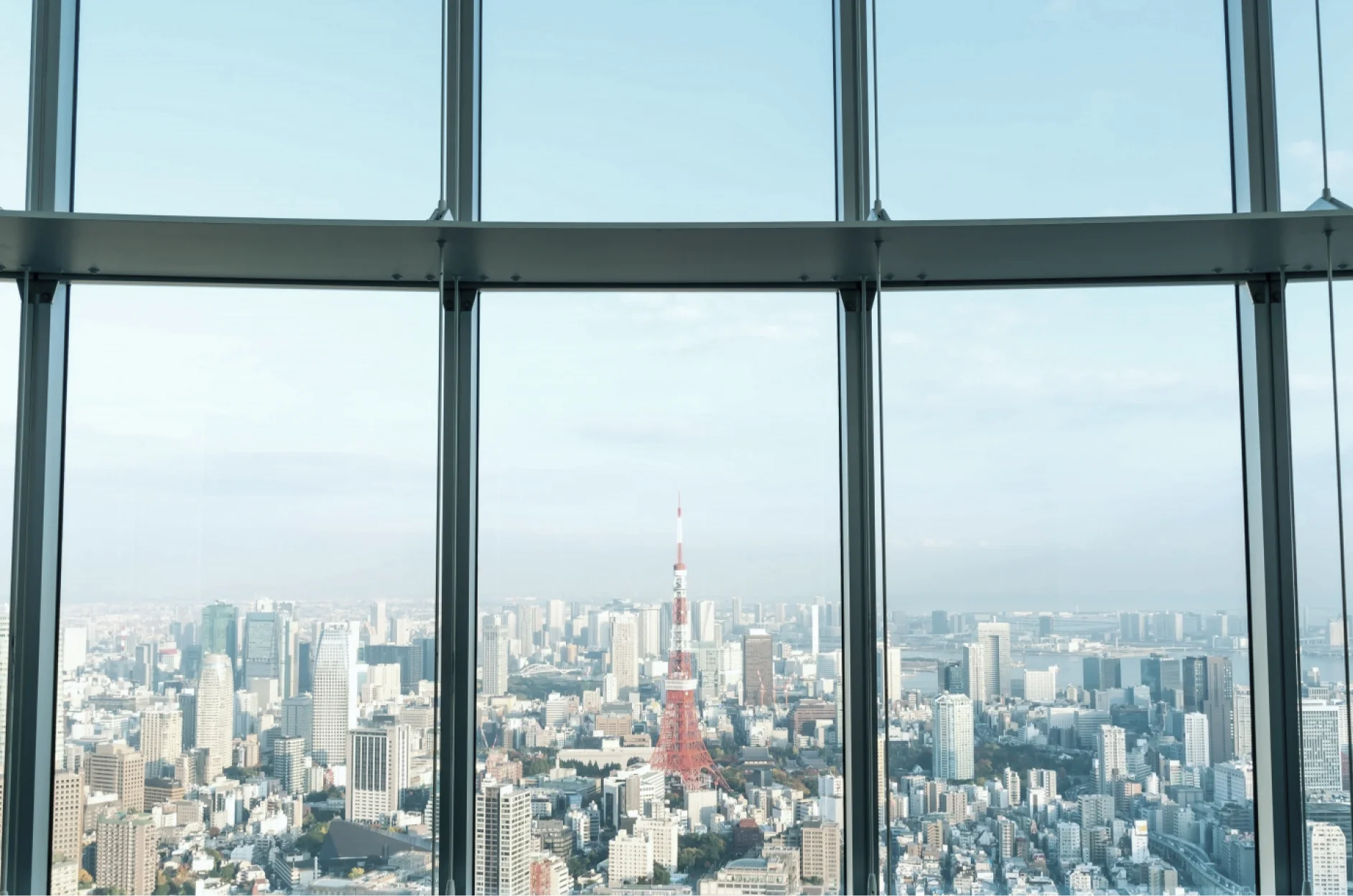 ビルが立ち並ぶ景色